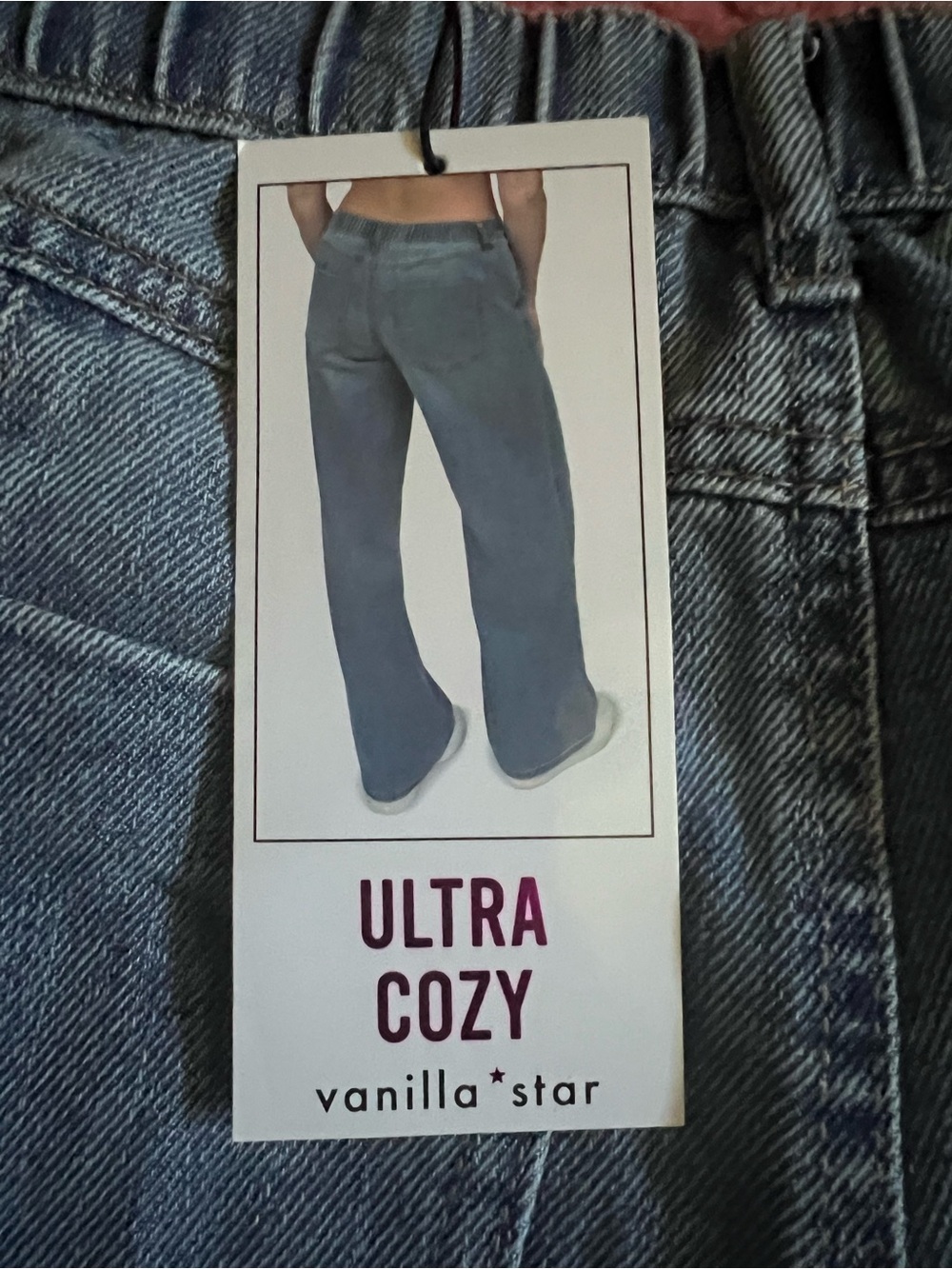 NWT - SIZE Juniors XL - Vanilla Star Ultra Cozy Jeans - Blue